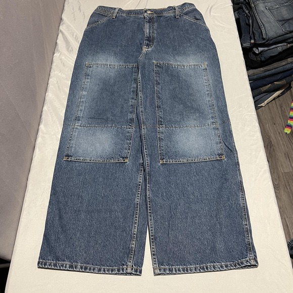 Polo Ralph Lauren Other - Polo Ralph Lauren Jeans Men 38x30 Blue Relaxed Wide Leg Military Carpenter Denim